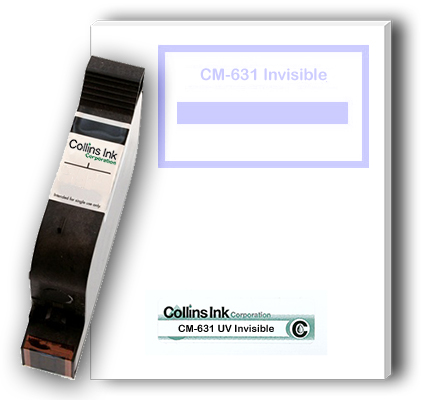 Collins Ink CM-631 UV Invisible Ink Cartridge