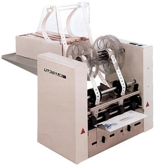 Rena UT-361,tabbing machines,mail tabbers,mail tabbing,tabbers,used tabbers,tabletop tabber,wafer seal machines,mailing tabs,wafer seals