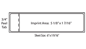 Hasler 9004010 Compatible Postage Meter Tape Labels