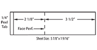 Hasler 9004030 Compatible Postage Meter Tape Labels