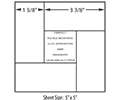 Hasler 9004570 Compatible Postage Meter Tape Labels