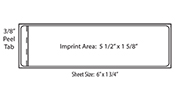 Hasler 9100020 Compatible Postage Meter Tape Labels